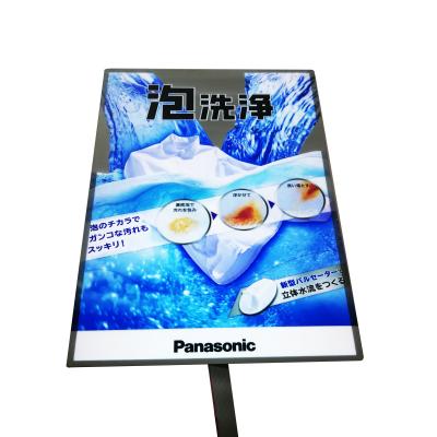 China Electroluminescence paper thin advertising promotional poster for product display box customized any size for sale