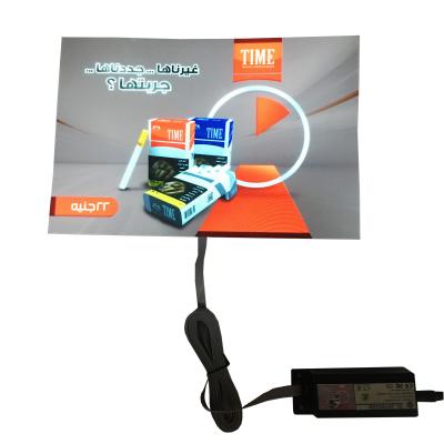 China El lighting animated el panel for product promotion, POS signage with el lighting, el advertising sheet. for sale