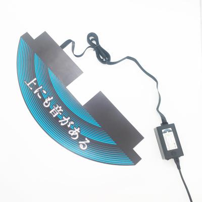 China Super thin and flexible animated EL panel as display for product promotion customize EL animated sign for sale