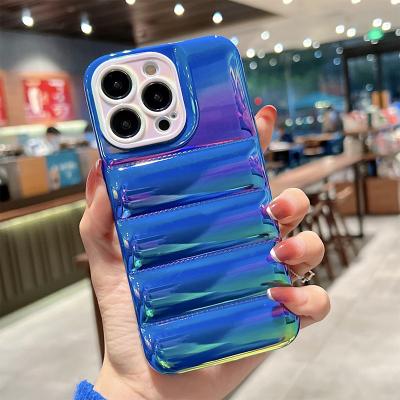 China The New Laser Gradient Shockproof Shockproof Mobile Phone Fits iPhone 11 12 Max 13pro Silicone Back Cover Protector Accessories for sale