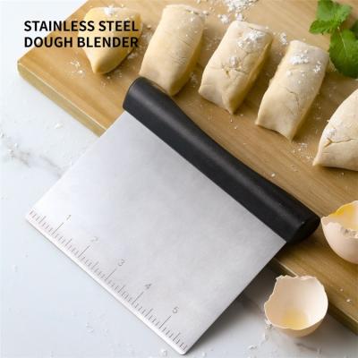 China Viable Scraper Chopper Stainless Steel Dough Cutter Manual Kitchen Instrument Pastry for sale