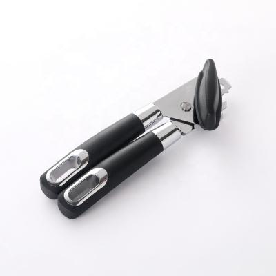 China Portable Multifunctional Hand Held Safety Handle Stored Non-slip Stainless Steel Manual Beer Can Opener for sale