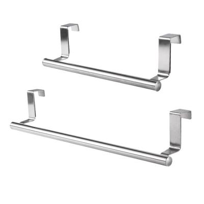 China New Stainless Steel Overdoor Buffet Towel Hook Expandable Towel Rack Towel Rack Expandable Towel Rack for sale