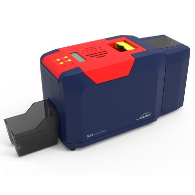 China Color recommend! Good Quality Desktop Dual Side S22 Driver License PVC ID Plastic Card Printer for sale