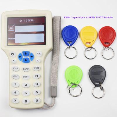 China RFID NFC Card Copier Reader Writer Duplicator Read 10 Frequency English Programmer for IC ID Cards for sale