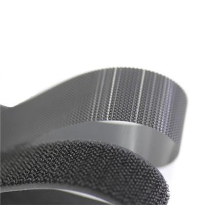 China Durable Black And White Nylon Black Squirt Hook And Loop Tape For Stocking Jacket for sale