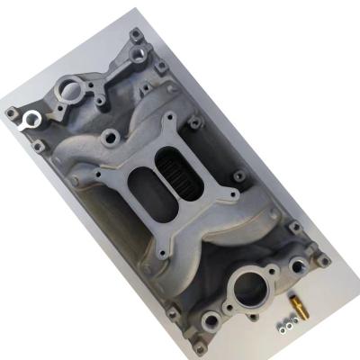 China Chevy Small Block V8 Vortec Single Board Computer Performance Aluminum Multi-Stage Customizable Intake Manifold With Kits for sale