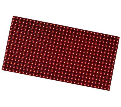 China Bestprice outdoor p10 outdoor single color led display module, P10 outdoor red LED module led screen display single color from HELILAI for sale