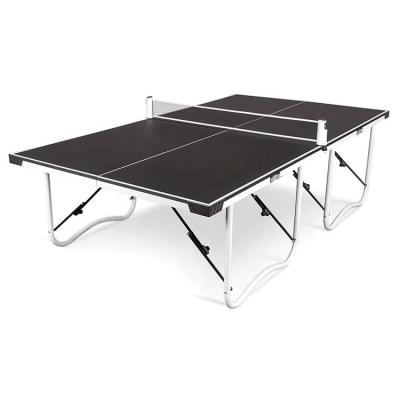 China 4 PCs Folded In 1 Ping Pong Table Family Home Using Portable Foldable Tennis Ping Pong Table 15mm For Sale for sale