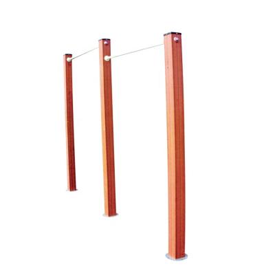 China Anti-Corrosion Upper Limbs Exercise Equipment Double Horizontal Bar Uneven Bars Outdoor Gym Equipment For Gym for sale