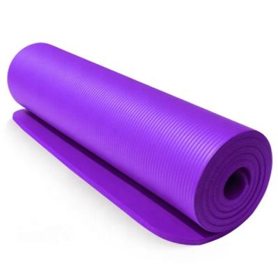 China Eco Friendly Non Toxic Cheap Price NBR Rubber Non Slip 15mm Thick Yoga Mat for sale