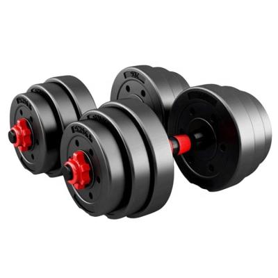 China Durable Gym Equipment Dumbbell Barbell Set Adjustable 10kg 15kg 20kg 30kg 40kg 50kg for sale