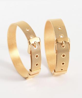 China Handmade Jewelry JUPITER Stainless Steel Mesh Belt Buckle Bracelet for sale