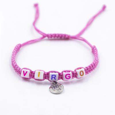 China 2021 FASHIONABLE Wholesale New Arrival Virgin Bracelet Letter Beads Woven String Bracelet for sale