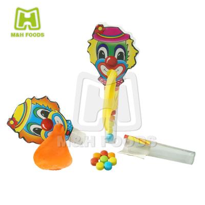 China Normal Chinese Clown Balloon Little Toys With Sweet Candy Toy for sale