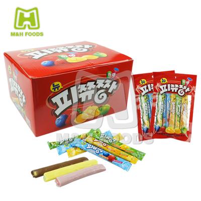 China Double Natural Fruity Candy Filled Soft Candy Candy for sale