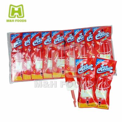 China Normal Shaped Hard Ice Cream Lollipop Candy With Popsicle Candy for sale