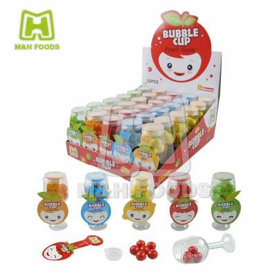 China 8g Smile Face Mix Flavors Round Bubble Mugs CG0082 for sale