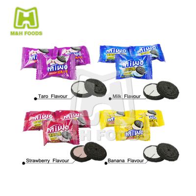 China 310g Mini Black Sandwich Tasty Chocolate Normal Biscuit for sale