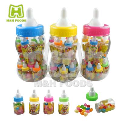 China Normal Mix Flavors Jelly Bean Candy in Big Nipple Bottles for sale