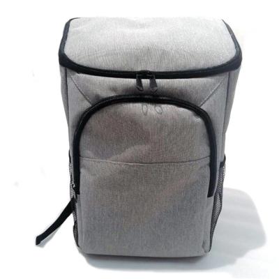 China Waterproof RPET Graphite Insulated Waterproof Soft Handle Cooler Backpack Bag for sale