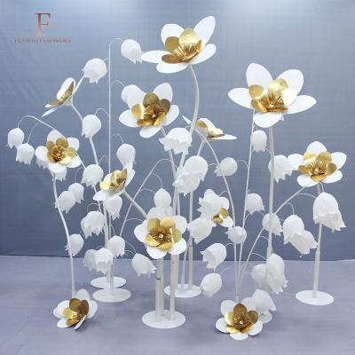 China Party decoration artificial paper flowers for wedding decoration and party decoration for sale