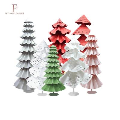 China Factory handmade new china christmas decoration handmade giant paper christmas tree for christmas decoration for sale