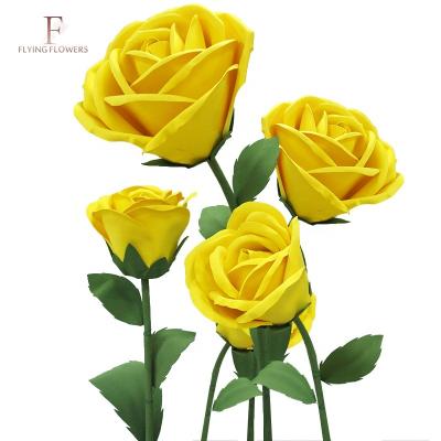 China Party Decoration High Quality Artificial Foam Paper Flowers For Wedding Party Decoration for sale