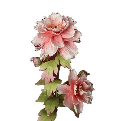 China Decoration China flowers artificial paper peony flower for event decoration flower backdrop for sale