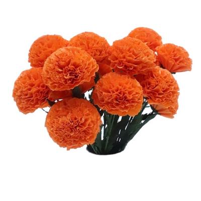 China 2021 China Home Decoration Artificial Paper Flower Bouquet Calendula Wedding Interior Ministry Window Box Paper Decor for sale