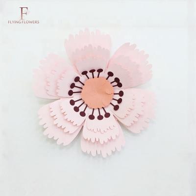 China High quality and cost effective handmade folding paper flower card paper flower for sale