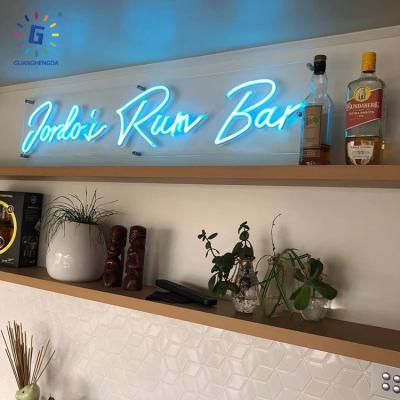 China New Trendy Buildings Letters Indoor Acrylic Bar Engaged Flex Led Neon Light Sign Luminous for sale