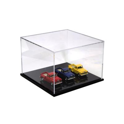 China Wholesale Eco-friendly Car Toy Acrylic Clear Box For Custom Logo Shape Clear Printing for sale