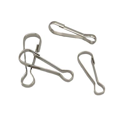 China Wholesale Collar Stainless Steel Fashion Metal Clip For Lanyard Stainless Steel Key Ring Buckle for sale