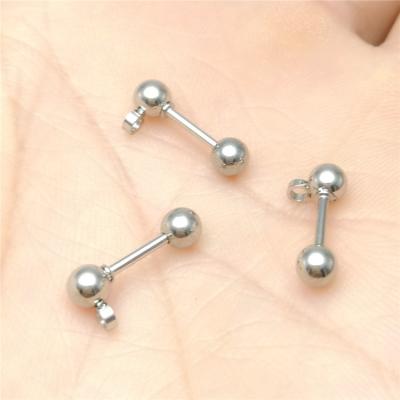 China Necklace sell high quality stainless steel earrings accessories stainless steel ear stud accessories for DIY earrings finding for sale