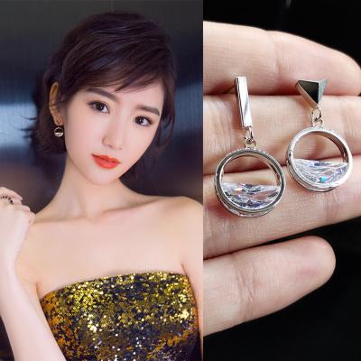 China 2020 Fashionable Earring Cubic Zirconia Wholesale Romantic Sterling Silver Creative Eardrop for sale