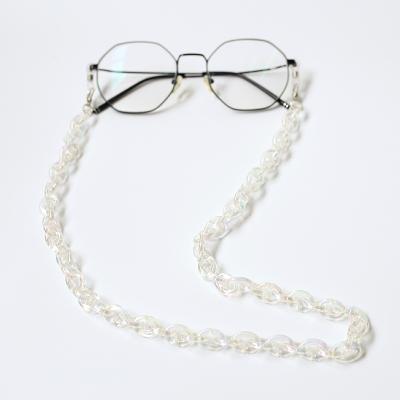 China Jewelry Making AB Stylish Shiny Acrylic Eyeglass Chain Acrylic Necklace Eyeglass Chain for sale