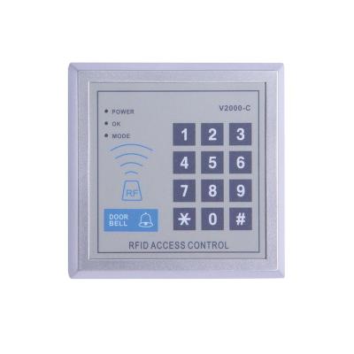 China Plastics Identification Access Control Machine Card Single Door Access Control With Keypad Access Control Standalone Single Door Controller for sale