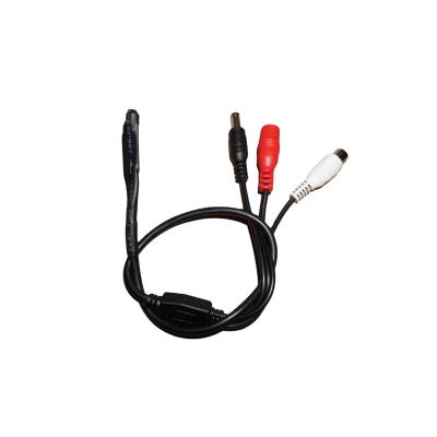 China CCTV Microphone Hidden Type Mini Microphone With POWER In And Plug In For Surveillance System CS-06X-L for sale