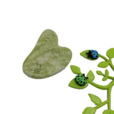 China Face Lift Jiacui Jade Guasha Tool Natural Jade Guasha Board For Body for sale