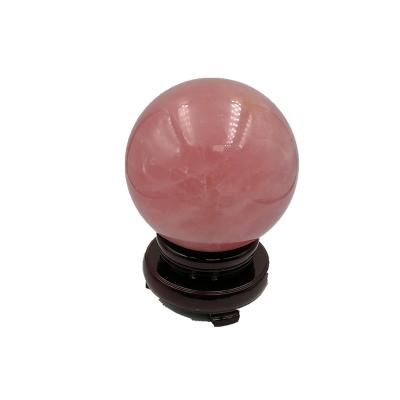 China Wholesale Natural Cheap Rose Quartz Crystal Balls from China Rose Quartz Spheres Ball Large for sale