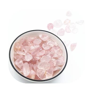 China Wholesale Rose Crystal Tumbled Stone Healing Rough Rose Quartz Crystal Stone from China Natural Ice for sale