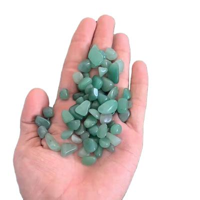 China China wholesale natural green aventurine polished crystal gravel tumbled stone for decoration for sale