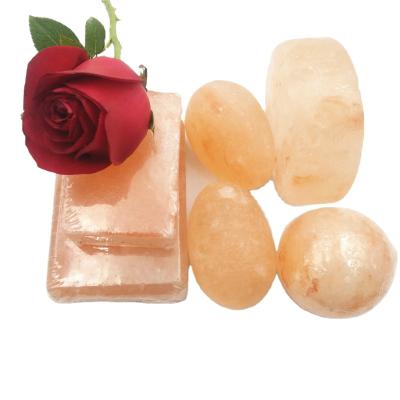 China Natural Himalayan Rock Salt Mountain Soap Face Spar Soap 100% Salt Base Organic Cleansing Soap for sale