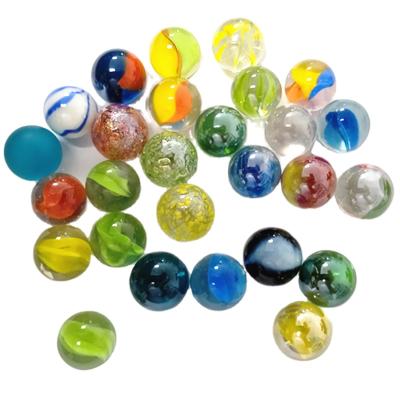 China Toy or decoration safety around beautiful solid colored glass marble glass pebble for decoration for sale