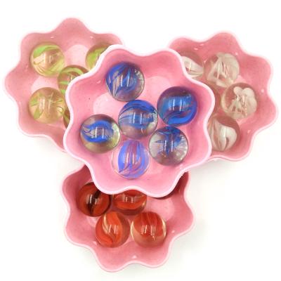 China Game Shooter Decoration Aquarium Glass Marbles For Kids Playing Glass Beads Pebble Shooting Glass Toys for sale