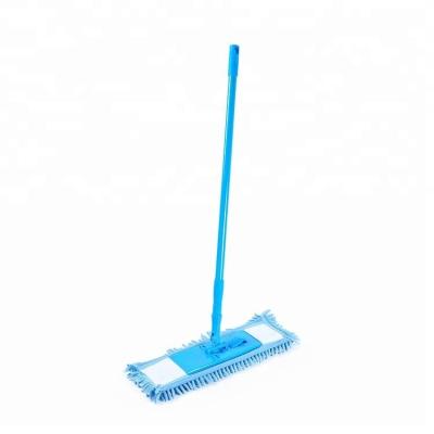 China Sustainable Cleaning Flat Broom Household Cleaning Tools Microfiber Floor Dust Mop for sale