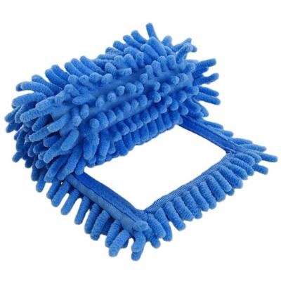 China Newest Microfiber Dust Sustainable Dry Flat Floor Mop Head Replacement for sale