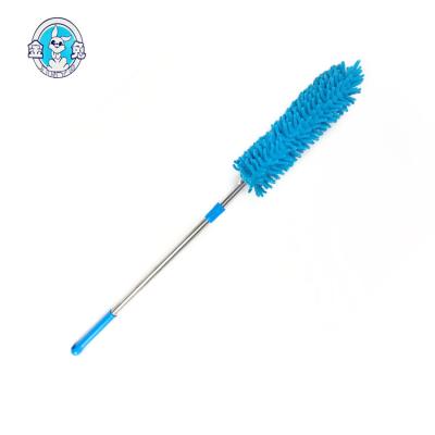 China Portable Handheld Flexible Telescopic Stretch Microfiber Chenille Duster for sale