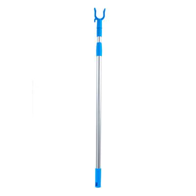 China Durable Disposable Household Adjustable Telescopic Clothes Forks Plastic Laundry Using Clothes Hanging Pole for sale